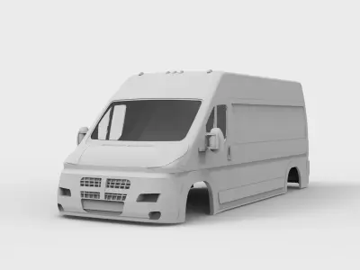 Dodge ram promaster 3D print model