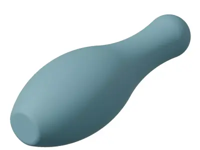 Plastic Exquisite Bowling Pin Toy 3D model