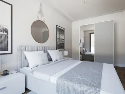 Bedroom 2 modern design 3D model