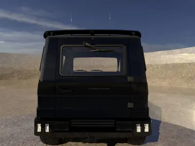 BRABUS mercedes-benz g class - mercedes-benz g class Low-poly 3D model