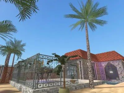 My Island In Tahiti Low-poly 3D model