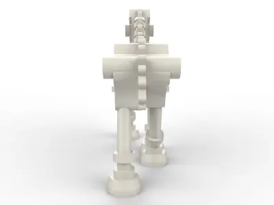Lego Skeleton Horse 3D model