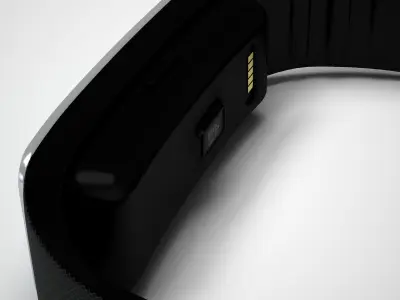 Samsung Galaxy Gear Fit Black 3D model