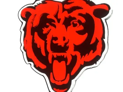 Bears Chicago Bears head 3D model