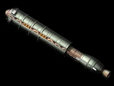 Satellite-spaceship-Xingxu 01 3D model