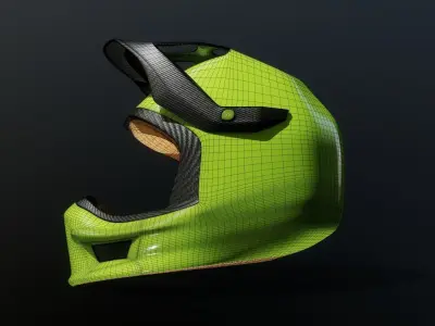 Mx Helmet  Game Asset Free 3D model