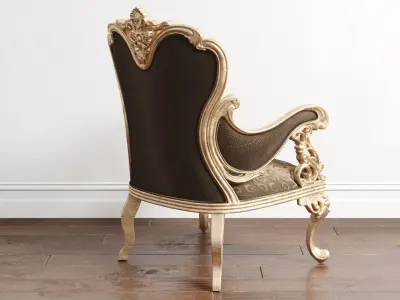 Calenas Art Deco Koltuk Takimi Chair 3D model