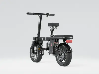 Folding Electric Bike 3D model