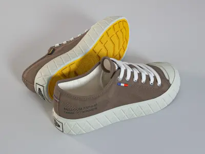 Palladium Palla Ace Brown Low-poly 3D model