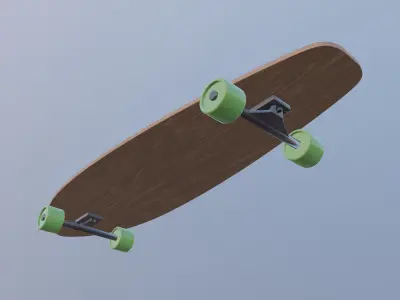 Longboard 3D model