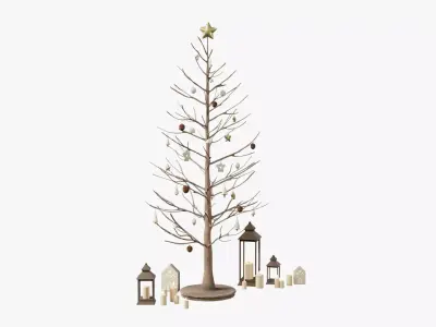 Winter Whisper Tree 3D model