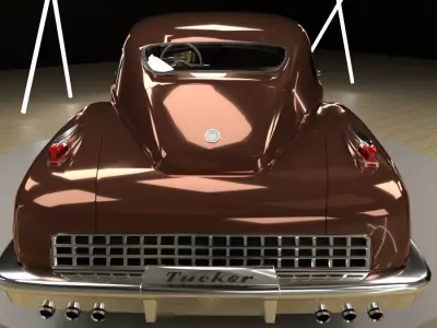 Tucker Torpedo 1948 3D model