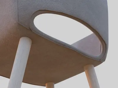 Chair dining 3D model purchase
