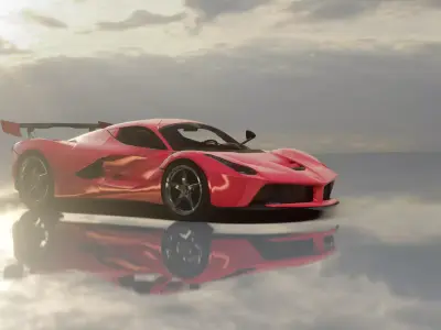 Ferrari LaFerrari  - Photorealistic Low-poly 3D model