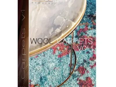 Wool carpets vol1  3D model
