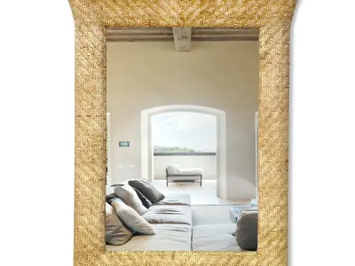 Vintage Woven Mirror 3D model