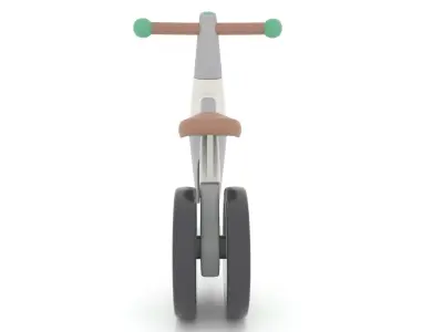 Bike Tricycle for Kids  Low-poly 3D model