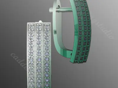 Earrings od77 3D print model