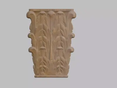 Pillar Decor For Wood Carving 3D print model