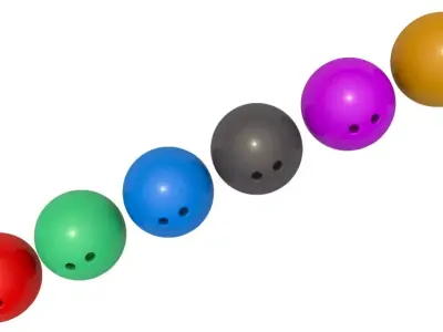 Bowling Collection 3D model