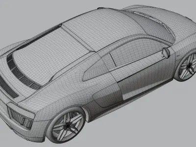 Audi R8 3D model