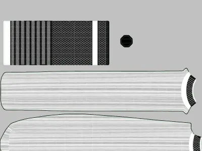 Cricket Bat 3D model