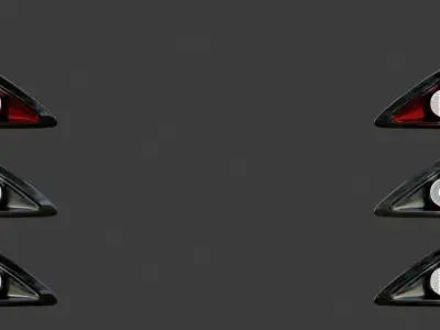 S15 Jun Yan Taillights Low-poly 3D model