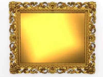 carved frame  3D model purchase
