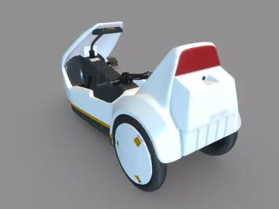 Sinclair C5 3D model