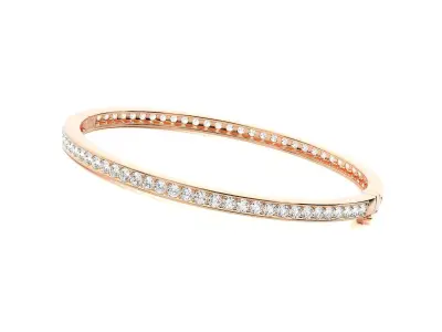 High Jewelry Diamond Bracelet 3dm stl renders details 3D print model