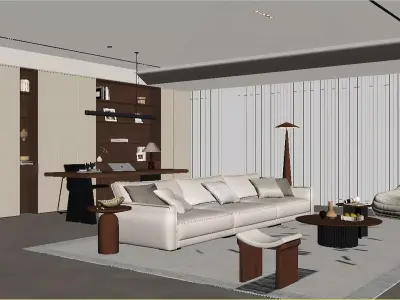 Modern Minimalist Style 3D model