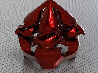 geometric modern art gm17 3D print model