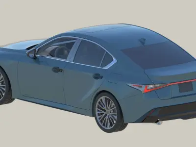 Lexus IS Car 3D model