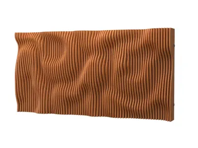 Parametric wall 3D model 11 3D model
