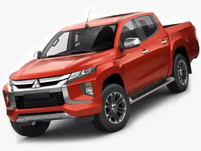 Mitsubishi L200 Triton 2020 Double Cab 3D model