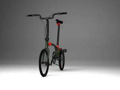Brompton green special edition 2021 3d model 3D model