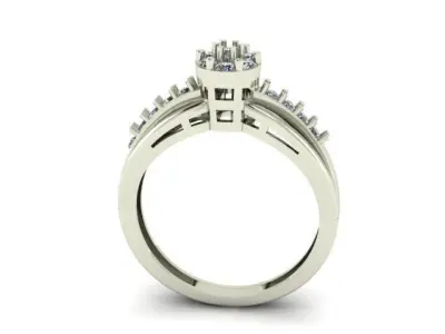 wedding ring 3D print model