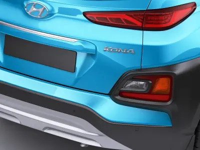 Hyundai Kona 2018 3D model
