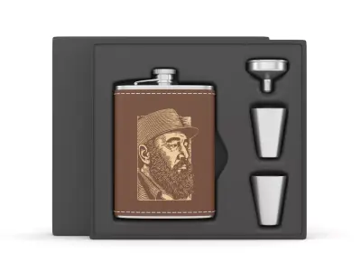 Personalized Flask Set 3D model