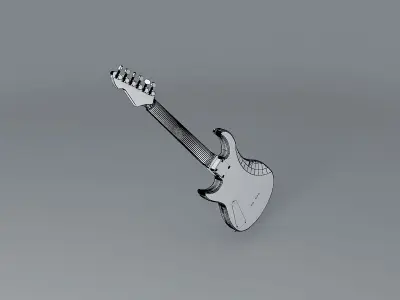 Peavey Captain America guitar Free 3D model