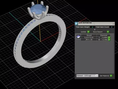 ring woman  3D print model 69