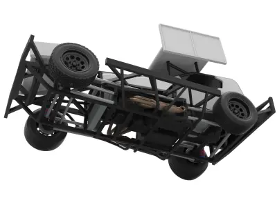 BriSCA Formula 1 Stock Car for Asphalt Scale 1 to 25 3D print model
