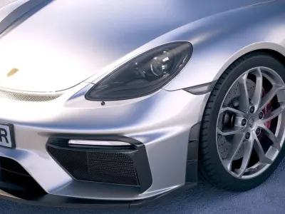 Porsche 718 Boxster Spyder 2020 3D model
