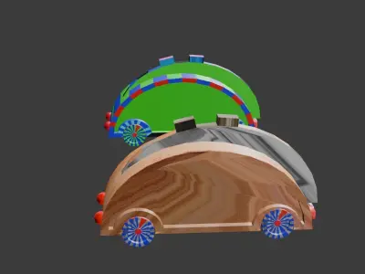 CARTOON  CAR  3D print model