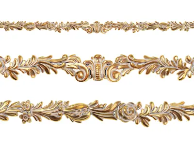 Classic carved 222 3D model