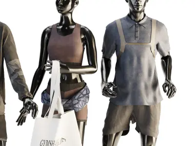 Mannequin Vol 044 3D model