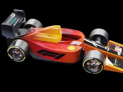 F1 Toy Car 3D model