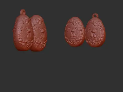 Easter egg decor 3dmodel 3D print model