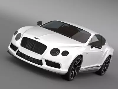 Bentley Continental GT V8 S Coupe 2014 3D model
