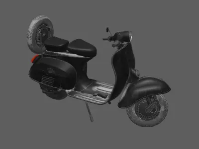 SCOOTER Low-poly 3D model